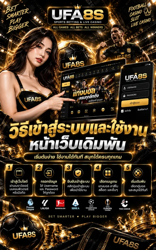 วิธีใช้งานเว็บแทงบอล